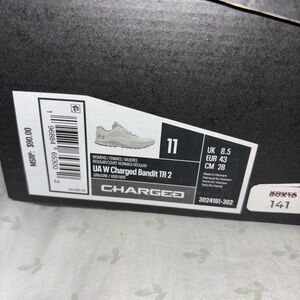 Under Armour Women's Charged Bandit TR 2 White Shoes